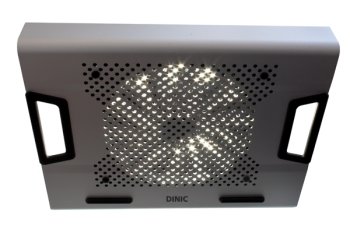 17-15 tommers kjøler for bærbare datamaskiner, busstrøm, 20 cm vifte, ergonomisk design, anodisert aluminium